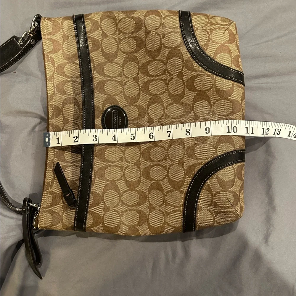 Coach Brown and Black Crossbody Bag